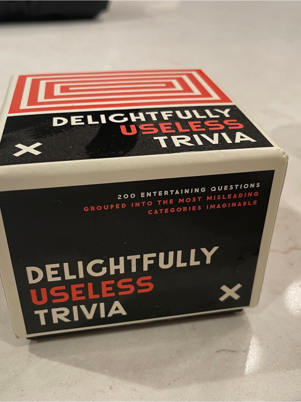 Delightfully Useless Trivia Card Deck/Game-fun with friends, communication